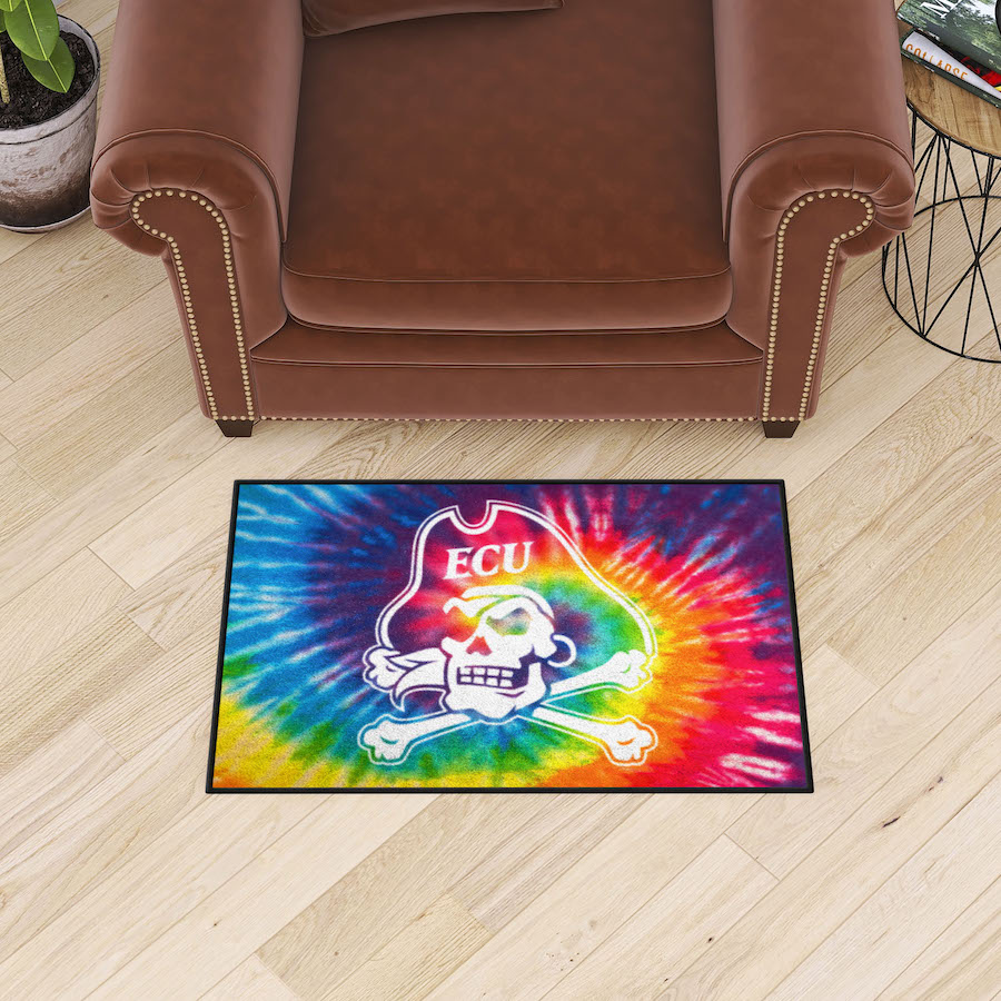 East Carolina Pirates TIE-DIE 20 x 30 Starter Floor Mat