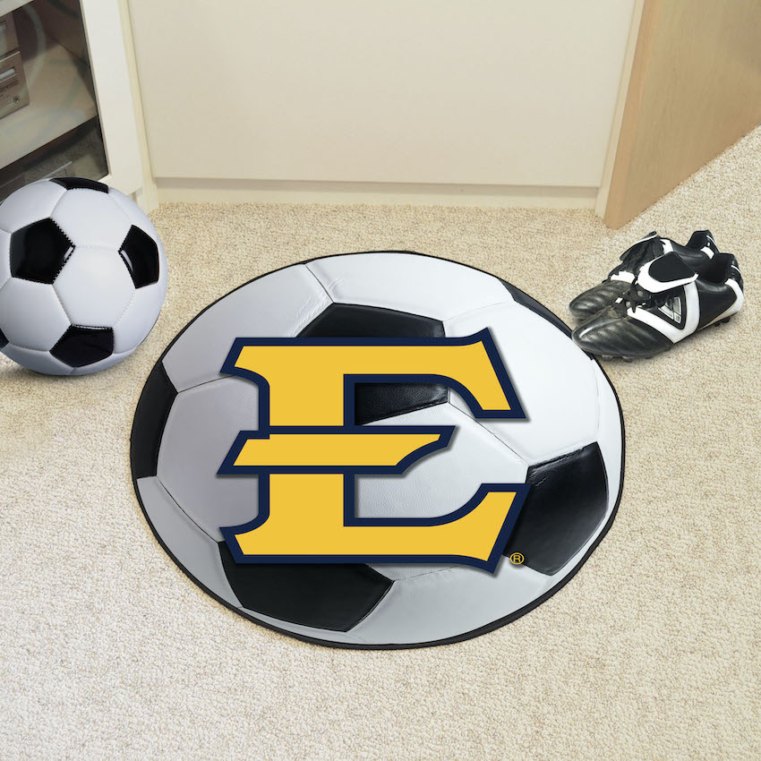 East Tennessee State Buccaneers SOCCER BALL Mat