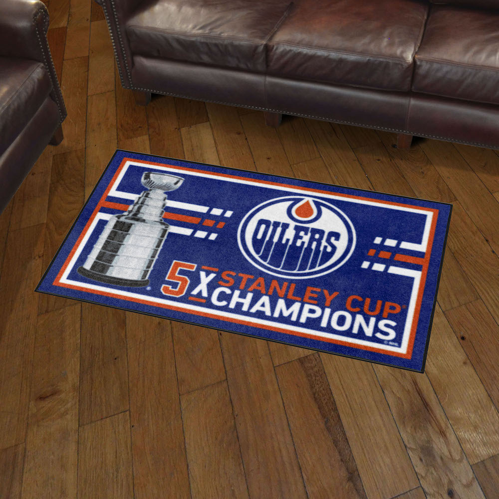 Edmonton Oilers 3 x 5 DYNASTY Area Rug