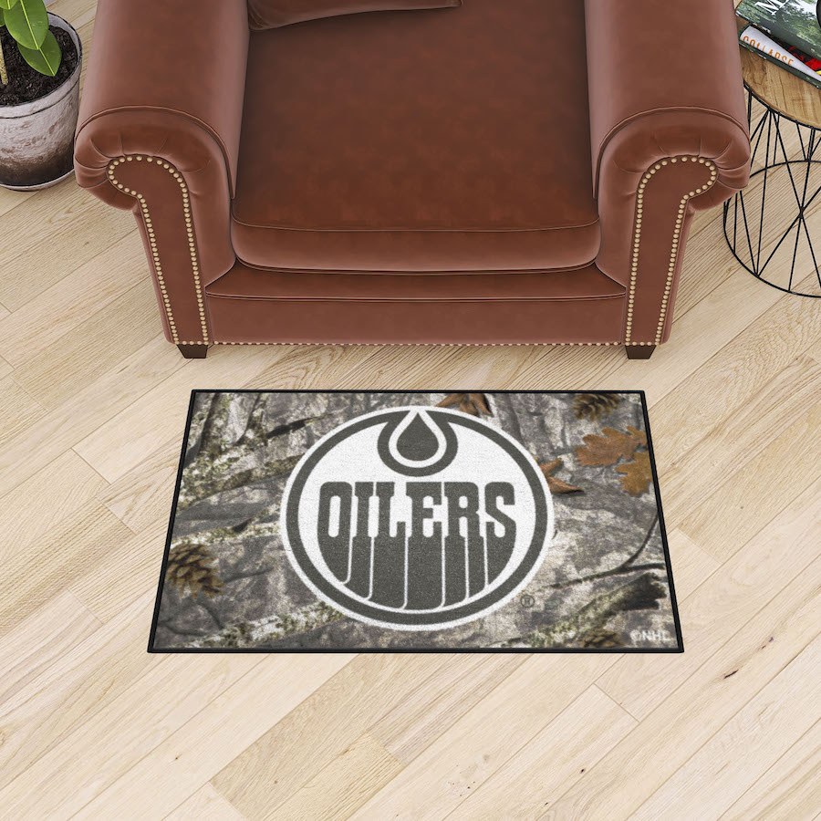 Edmonton Oilers CAMO 20 x 30 Starter Floor Mat