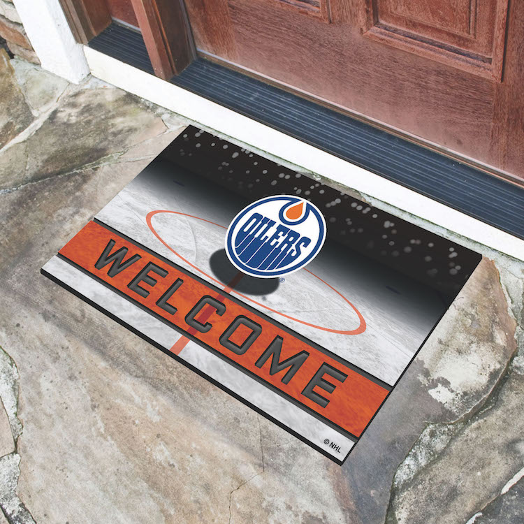 Edmonton Oilers Recycled Crumb Rubber Door Mat