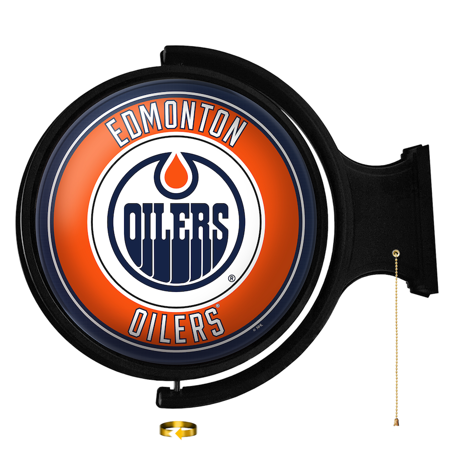 Edmonton Oilers LED Rotating Wall Sign