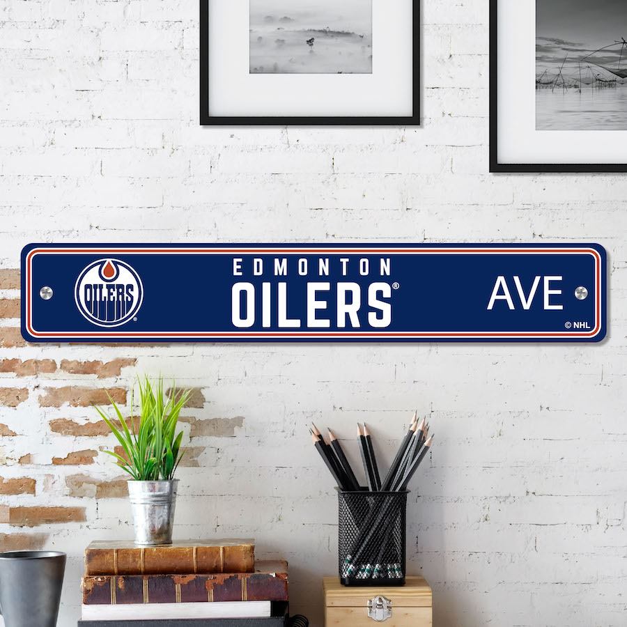 Edmonton Oilers Street Sign