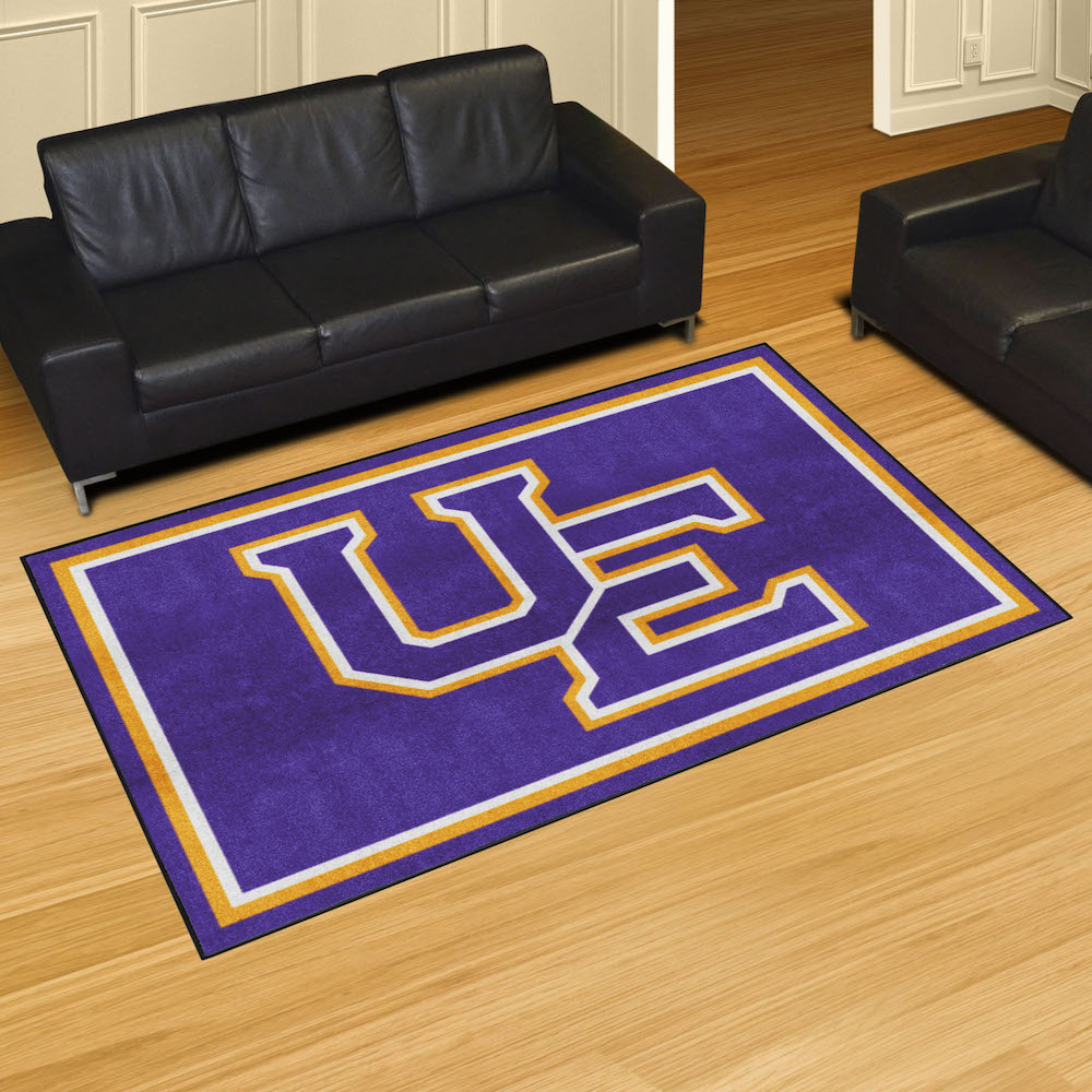 Evansville Purple Aces 5x8 Area Rug