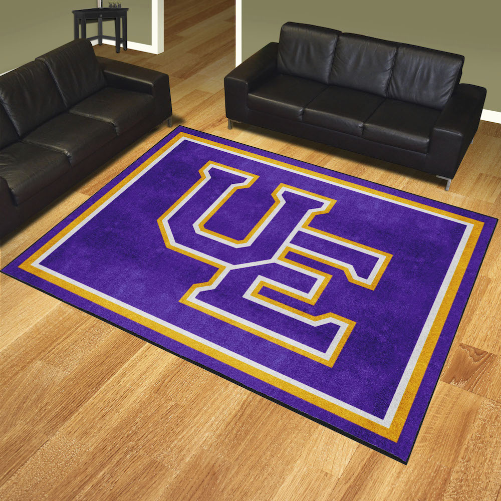 Evansville Purple Aces Ultra Plush 8x10 Area Rug