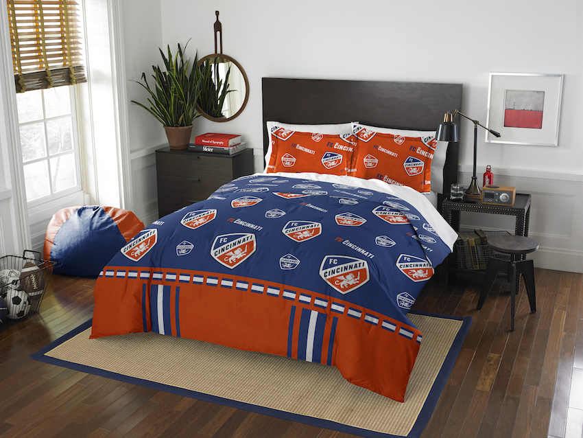 FC Cincinnati QUEEN/FULL size Comforter and 2 Shams