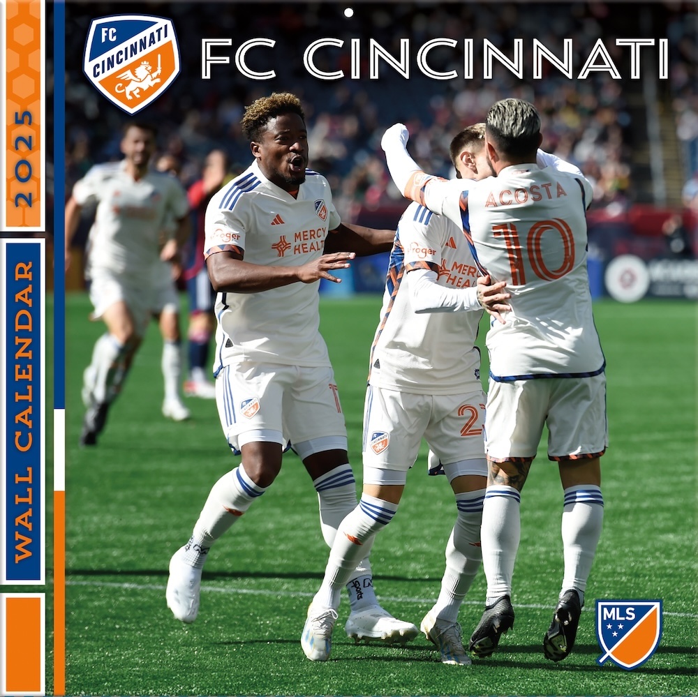 FC Cincinnati 2025 MLS Team Wall Calendar