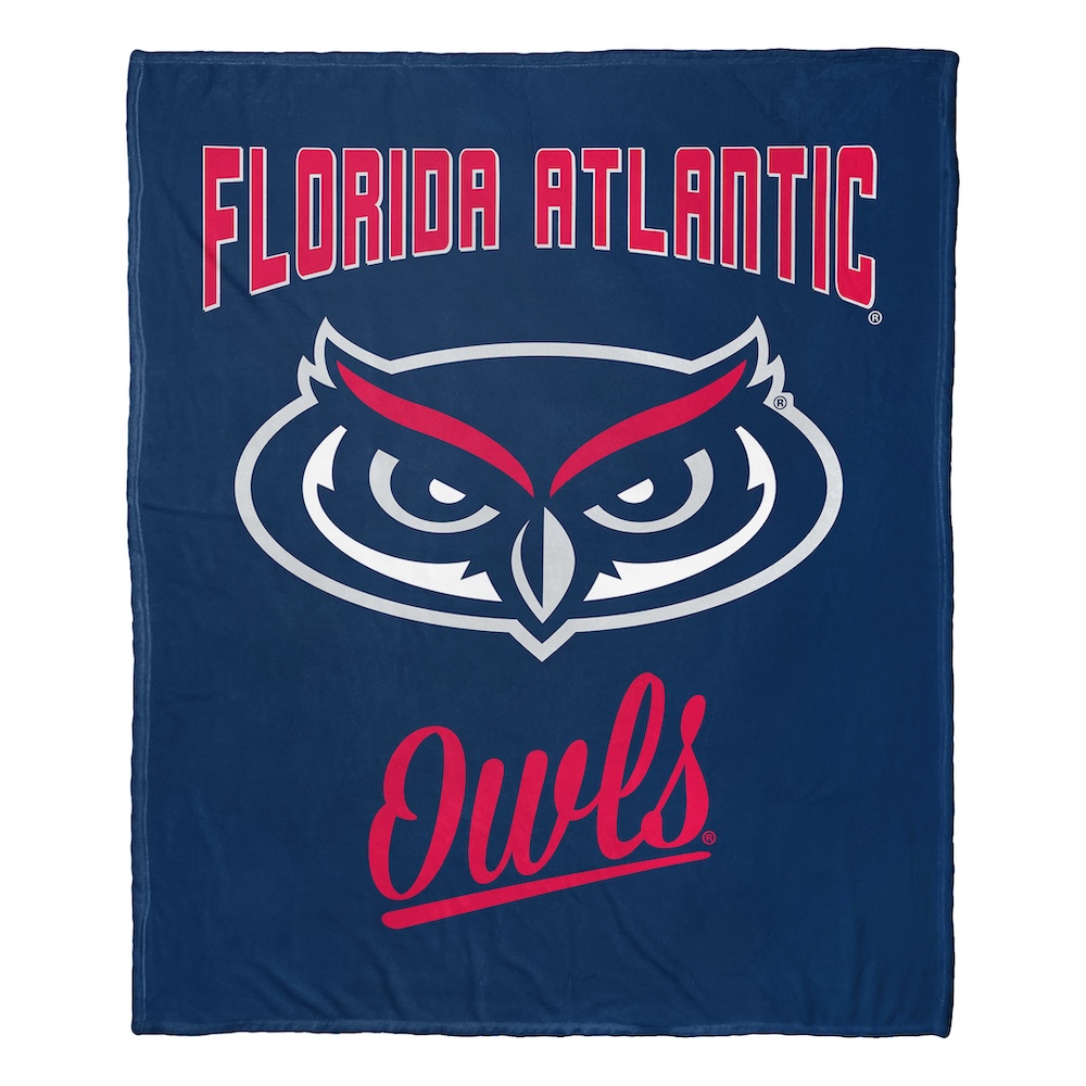 Florida Atlantic Owls ALUMNI Silk Touch Throw Blanket 50 x 60 inch