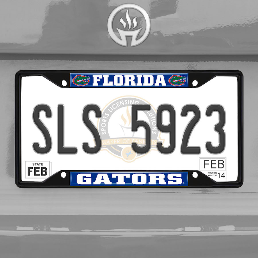 Florida Gators Black License Plate Frame
