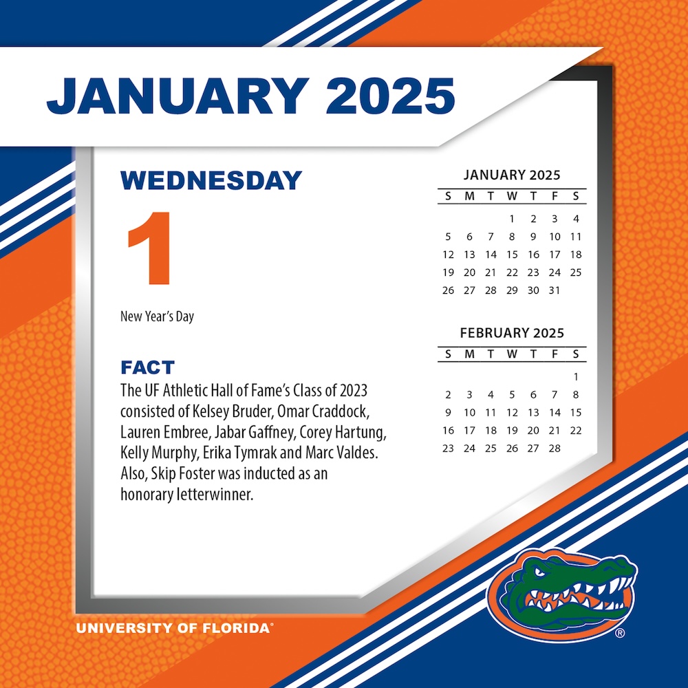 Florida Gators 2025 NCAA Page-A-Day Box Calendar