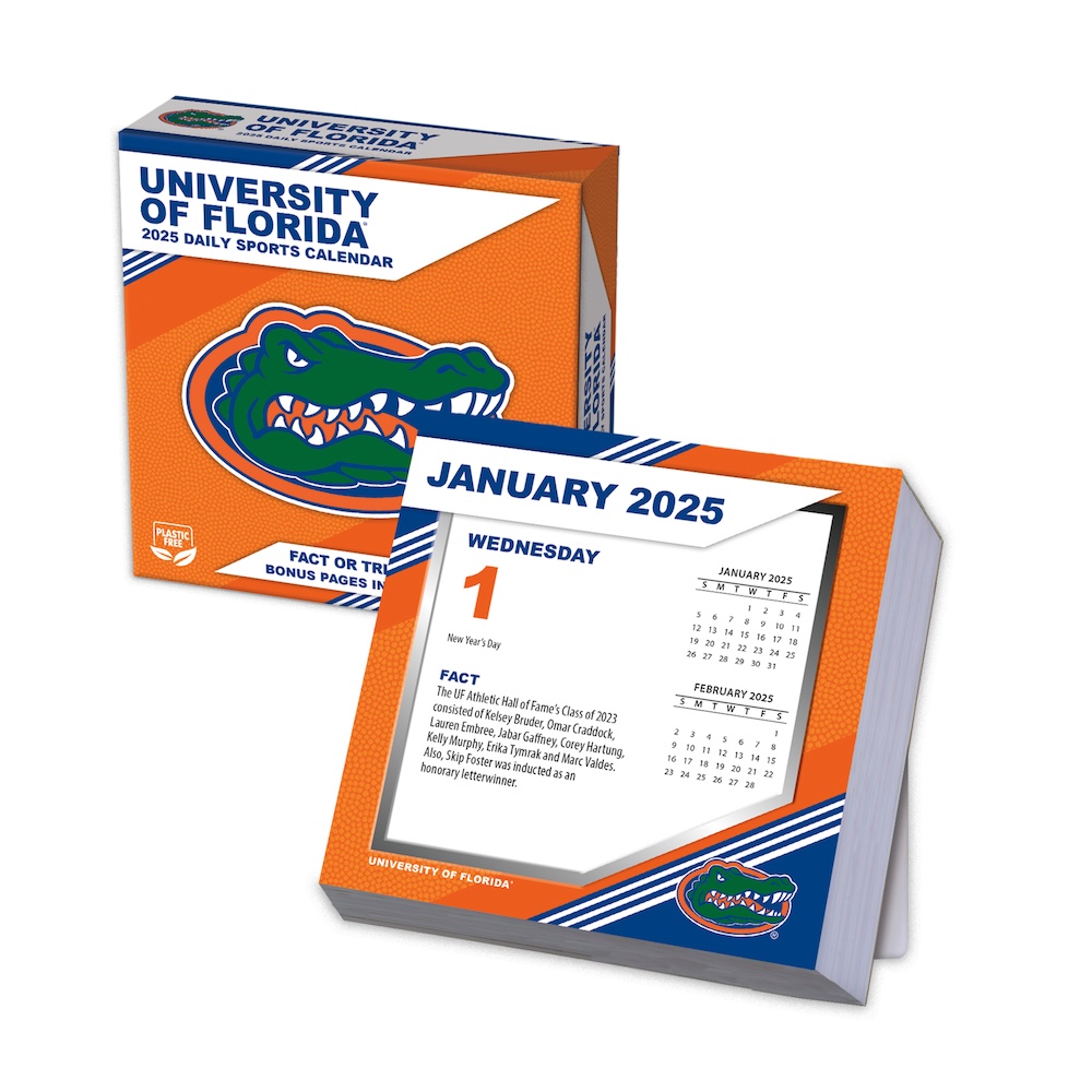 Florida Gators 2025 NCAA Page-A-Day Box Calendar