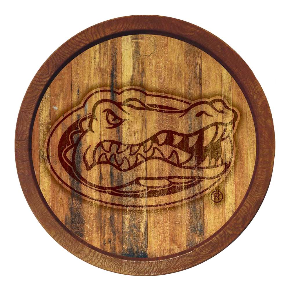 Florida Gators Branded FAUX Barrel Top Sign