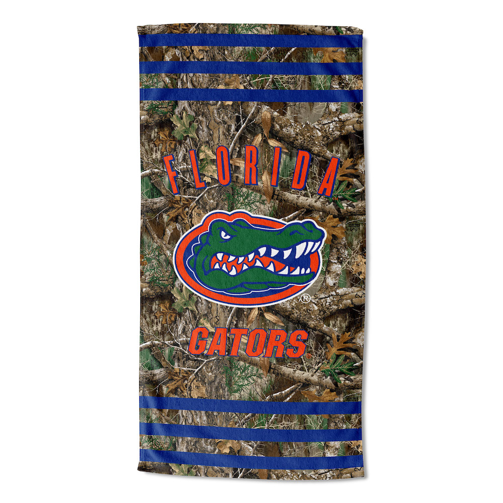 Florida Gators Real Tree Camo 30x60 Beach Towel