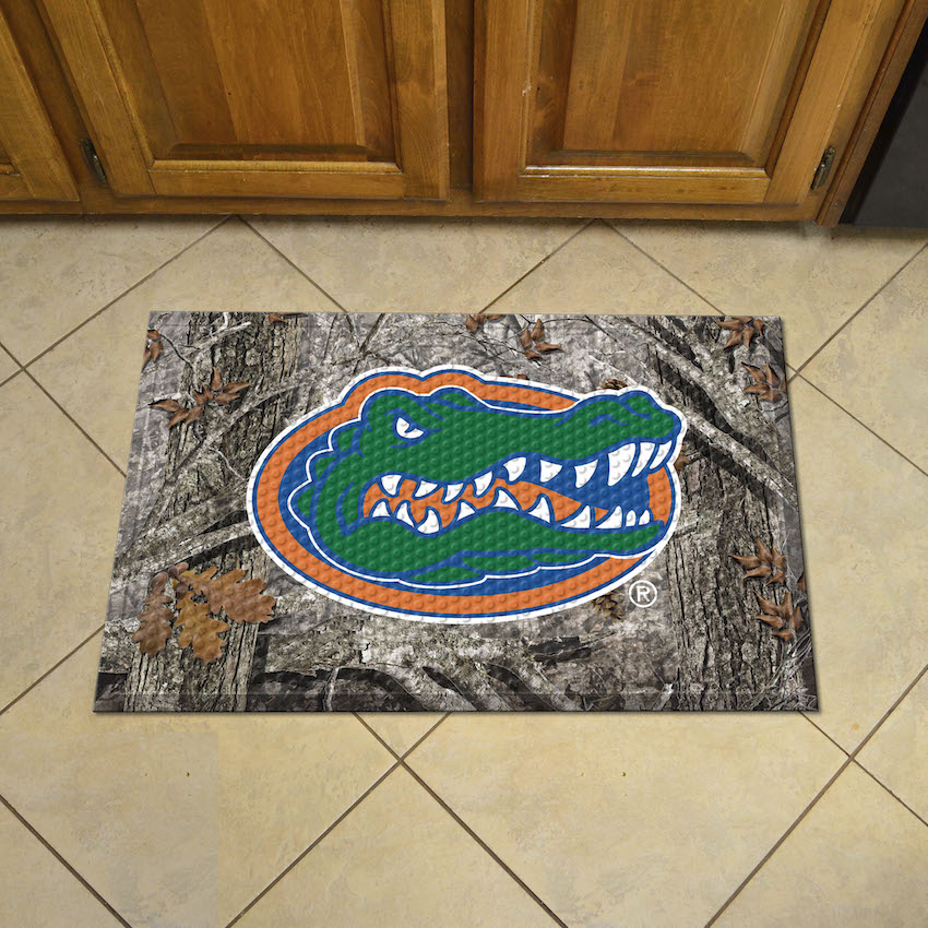 Florida Gators Camo Style SCRAPER Door Mat