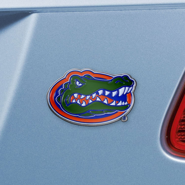 Florida Gators Color Metal Auto Emblem
