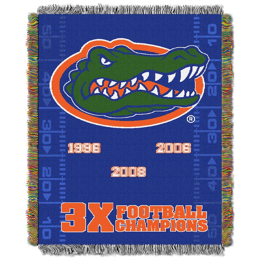 Florida Gators Commemorative Championship Tapestry Throw