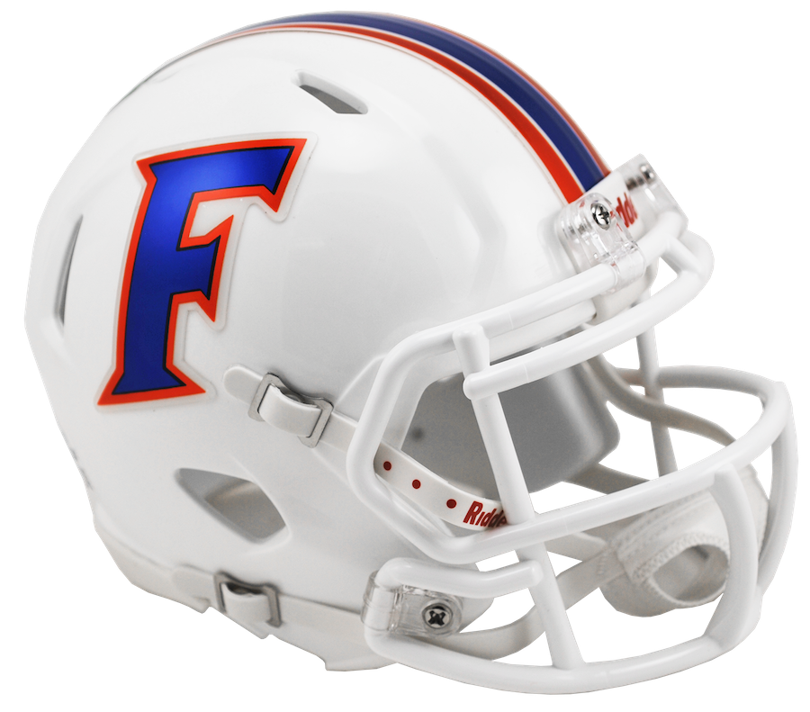 Florida Gators NCAA Mini SPEED Helmet by Riddell - WHITE