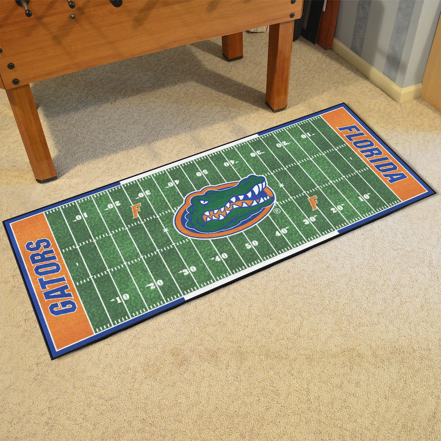 Florida Gators 30 x 72 Football Field Carpet Runner