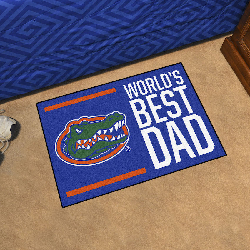 Florida Gators 20 x 30 WORLDS BEST DAD Floor Mat