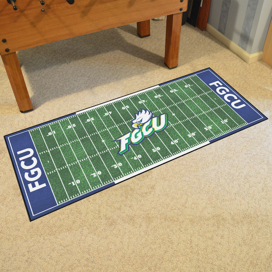 Florida Gulf Coast Eagles 30 x 72 Football Field Carpet Runner