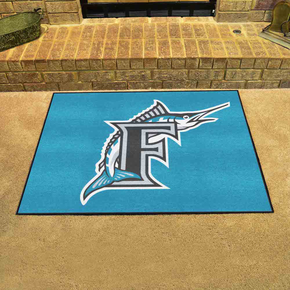 Florida Marlins MLBCC Vintage ALL STAR 34 x 45 Floor Mat Throwback Logo