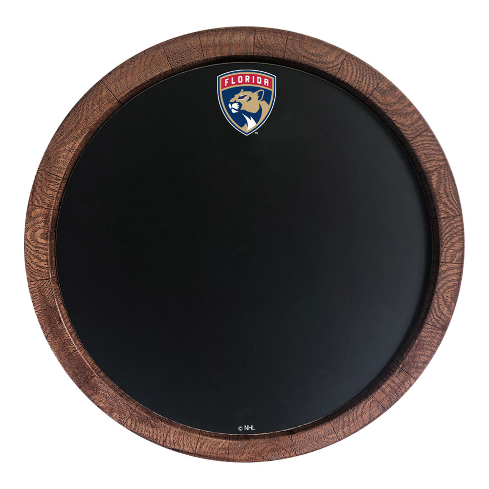 Florida Panthers Chalkboard FAUX Barrel Top Sign