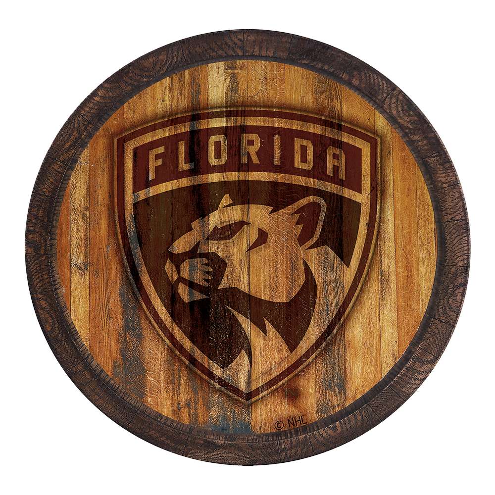 Florida Panthers Branded FAUX Barrel Top Sign