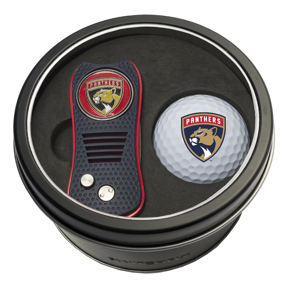 Florida Panthers Switchblade Divot Tool and Golf Ball Gift Pack