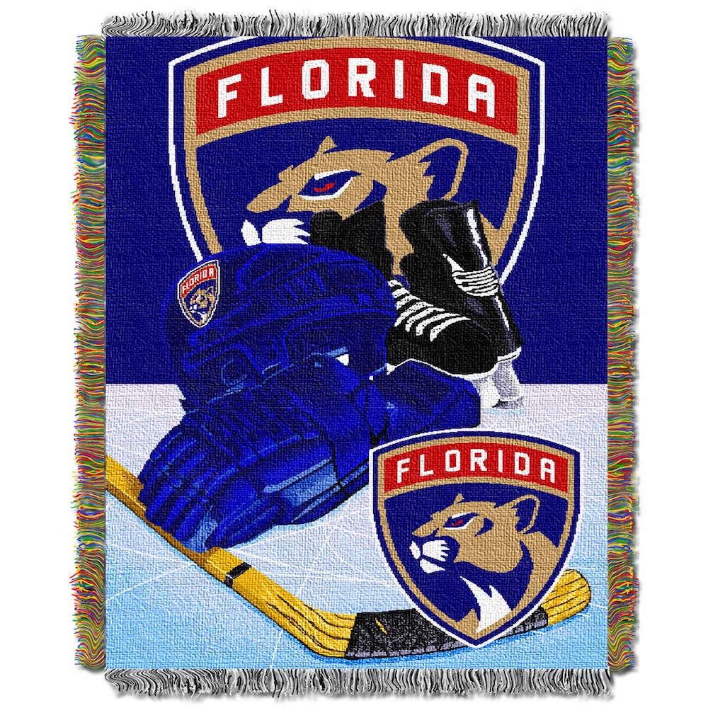 Florida Panthers Home Ice Advantage Series Tapestry Blanket 48 x 60