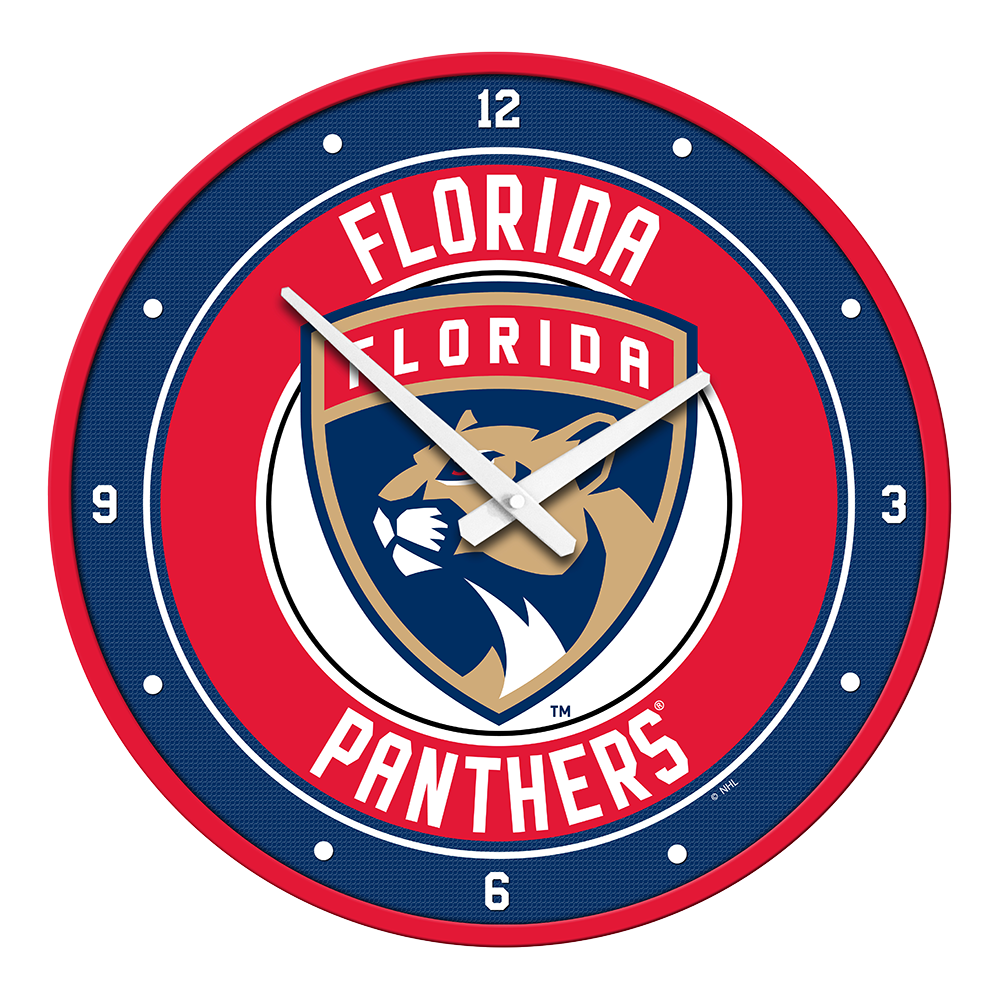 Florida Panthers Modern Disc Wall Clock