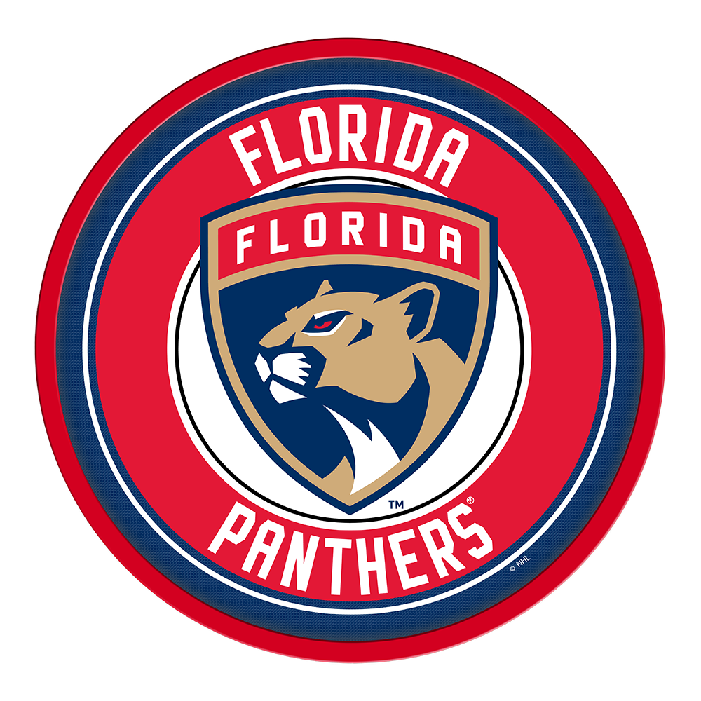 Florida Panthers Modern Disc Wall Sign