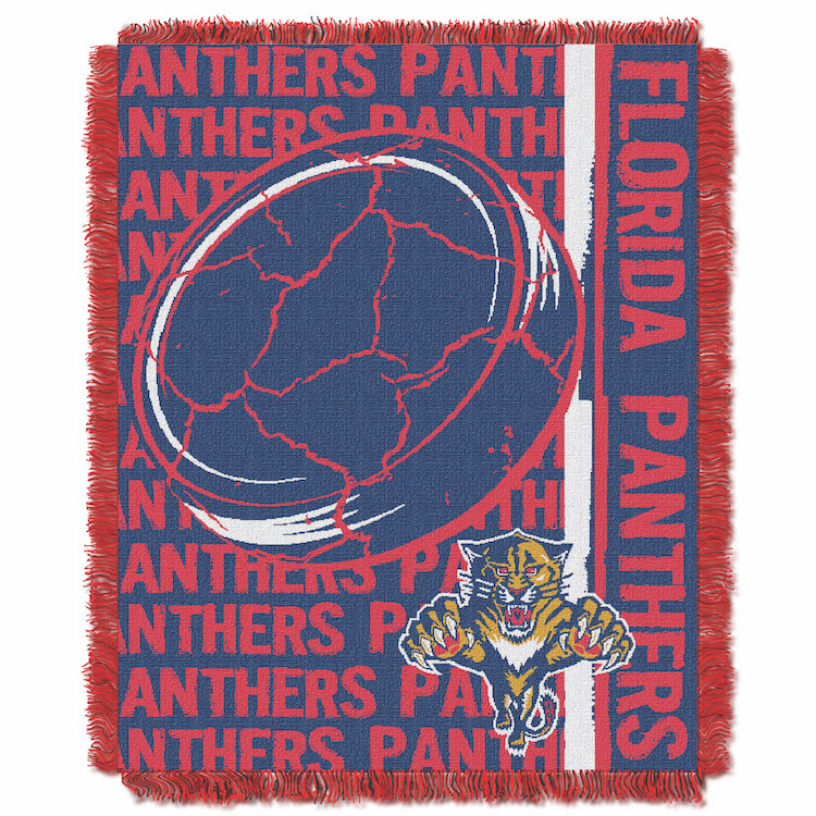 Florida Panthers Double Play Tapestry Blanket 48 x 60