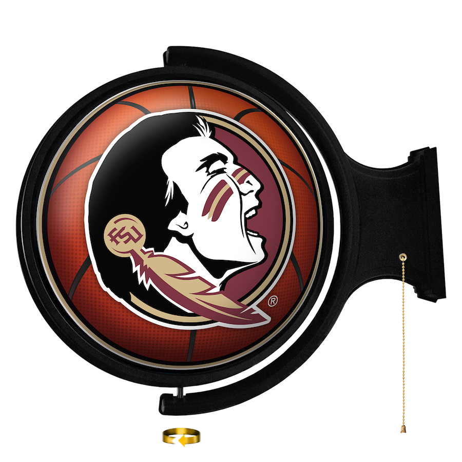 Florida State Seminoles LED Rotating Wall Sign ~ BASKETBALL