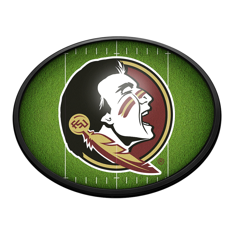 Florida State Seminoles ON THE 50 Slimline LED Wall Sign ~ OVAL