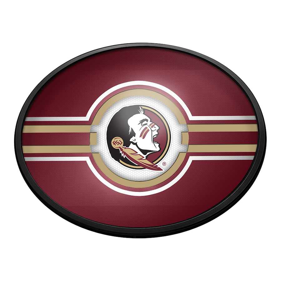 Florida State Seminoles Slimline LED Wall Sign ~ OVAL PRIMARY