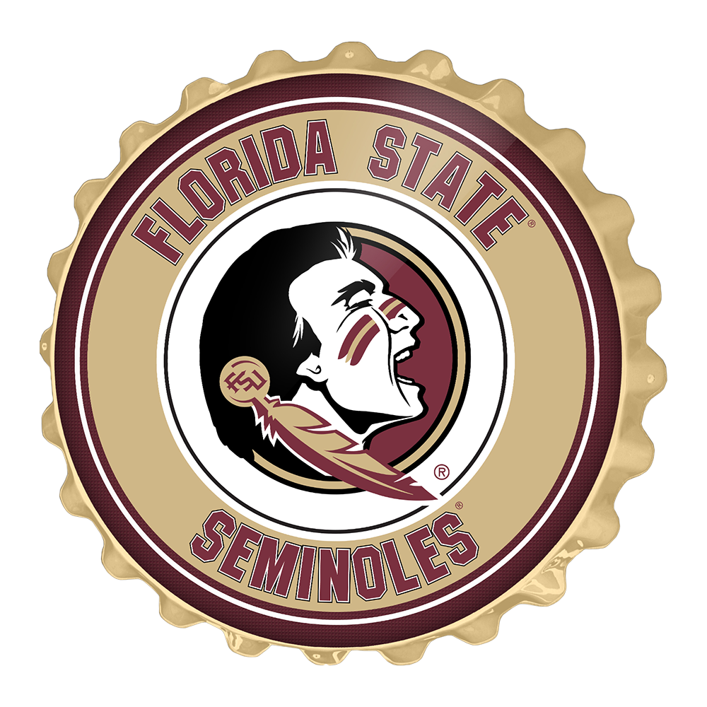 Florida State Seminoles Bottle Cap Wall Sign