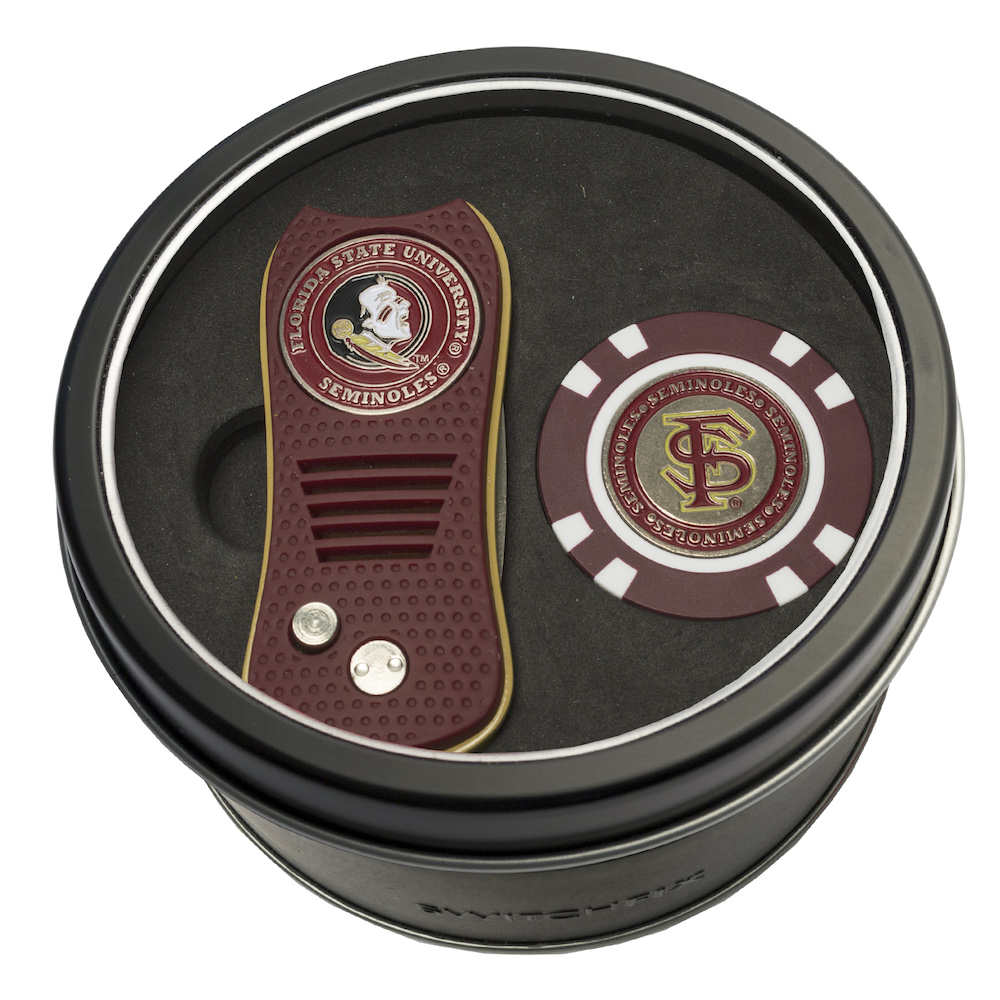 Florida State Seminoles Switchblade Divot Tool and Golf Chip Gift Pack
