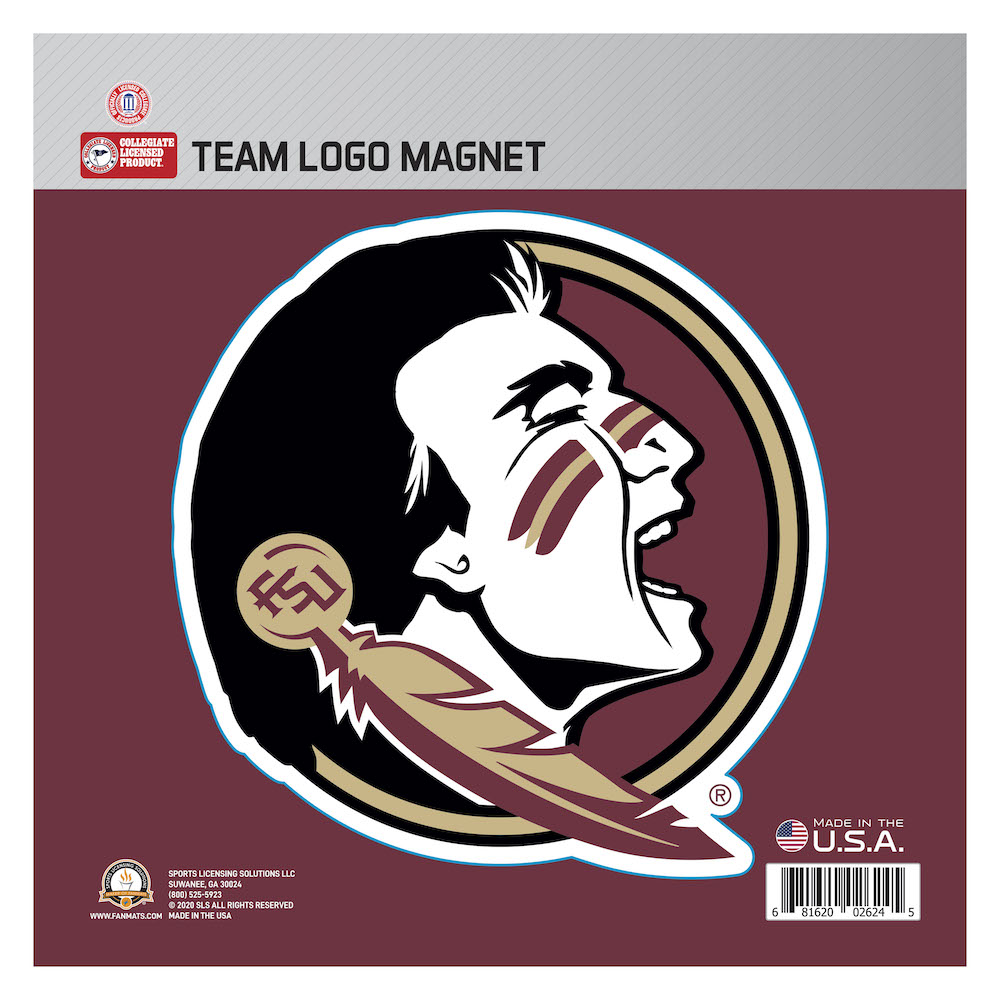 Florida State Seminoles Large Team Logo Magnet - Indoor Outdoor