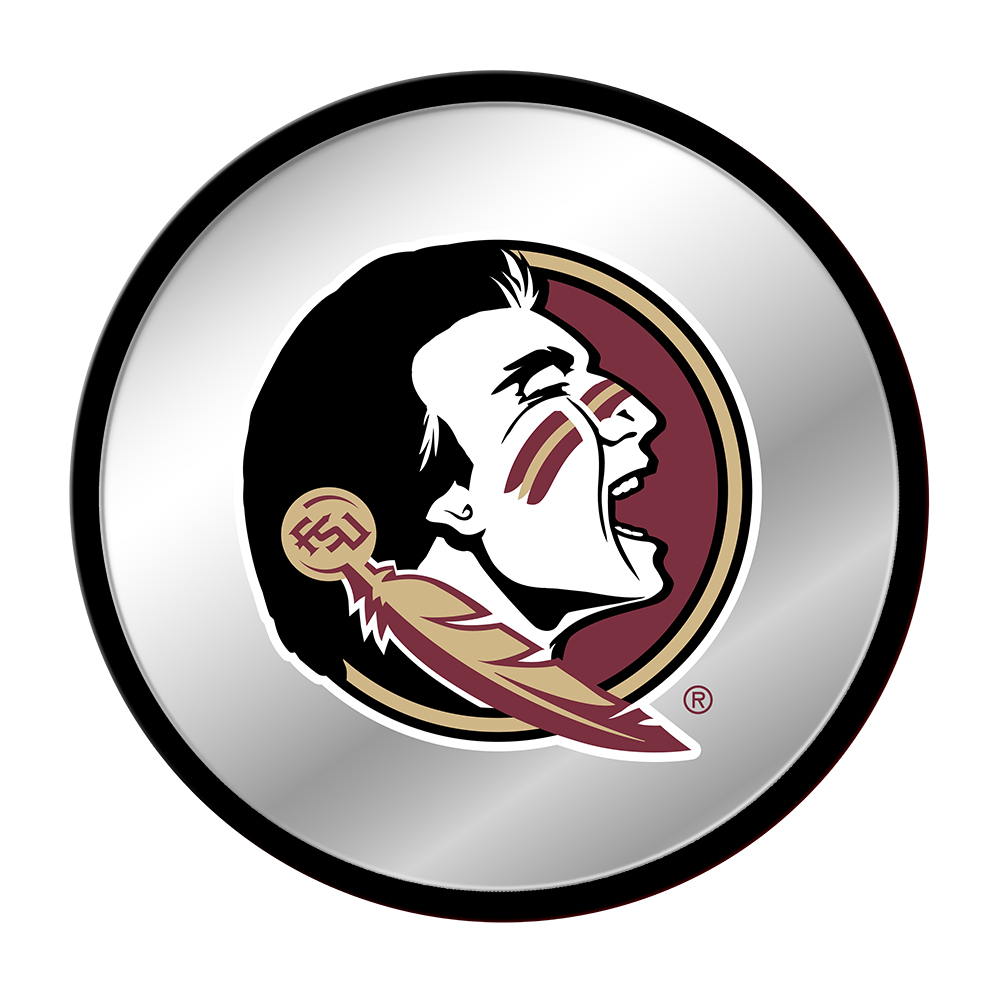 Florida State Seminoles Modern Disc Mirrored Wall Sign