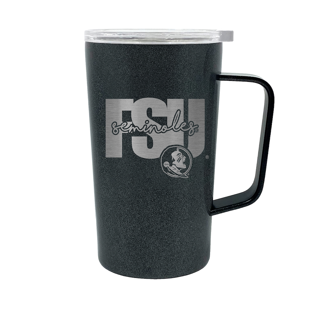 Florida State Seminoles 18 oz HUSTLE Travel Mug - ONYX