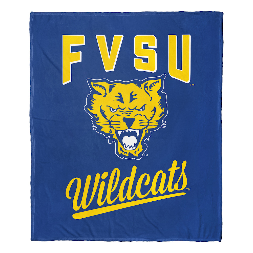 Fort Valley State wildcats ALUMNI Silk Touch Throw Blanket 50 x 60 inch