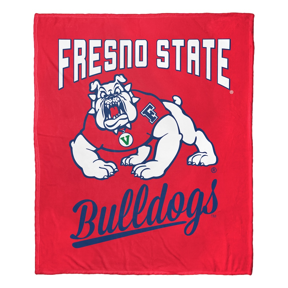 Fresno State Bulldogs ALUMNI Silk Touch Throw Blanket 50 x 60 inch