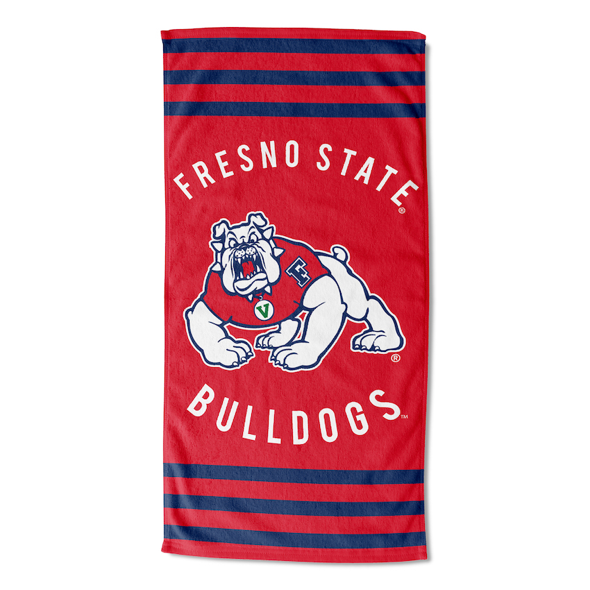 Fresno State Bulldogs Beach Towel