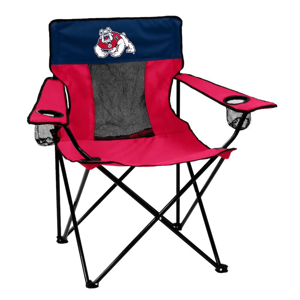 Fresno State Bulldogs ELITE logo folding camp style chair