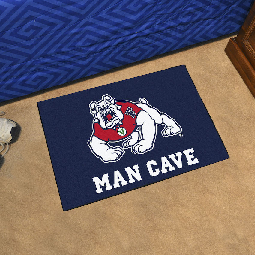 Fresno State Bulldogs MAN CAVE 20 x 30 STARTER Floor Mat