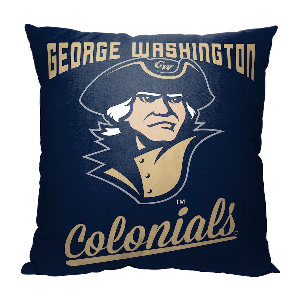 George Washington Colonials ALUMNI Decorative Throw Pillow 18 x 18 inch