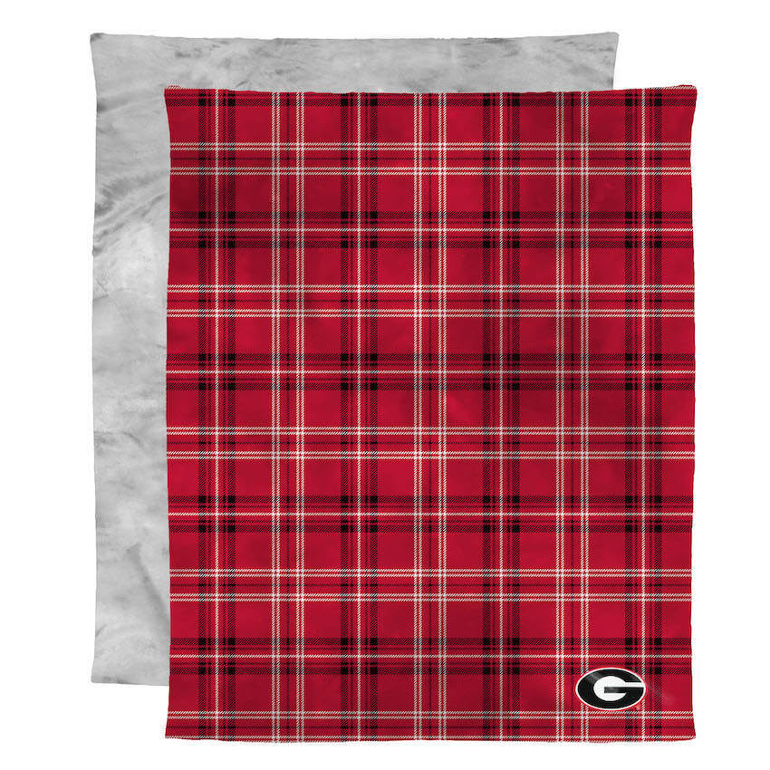 Georgia Bulldogs 2 Ply MINK Throw Blanket