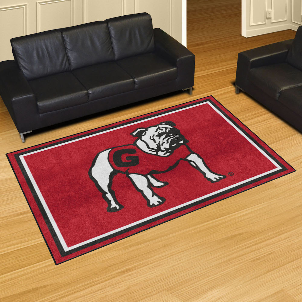 Georgia Bulldogs 5x8 Area Rug - Alt Logo