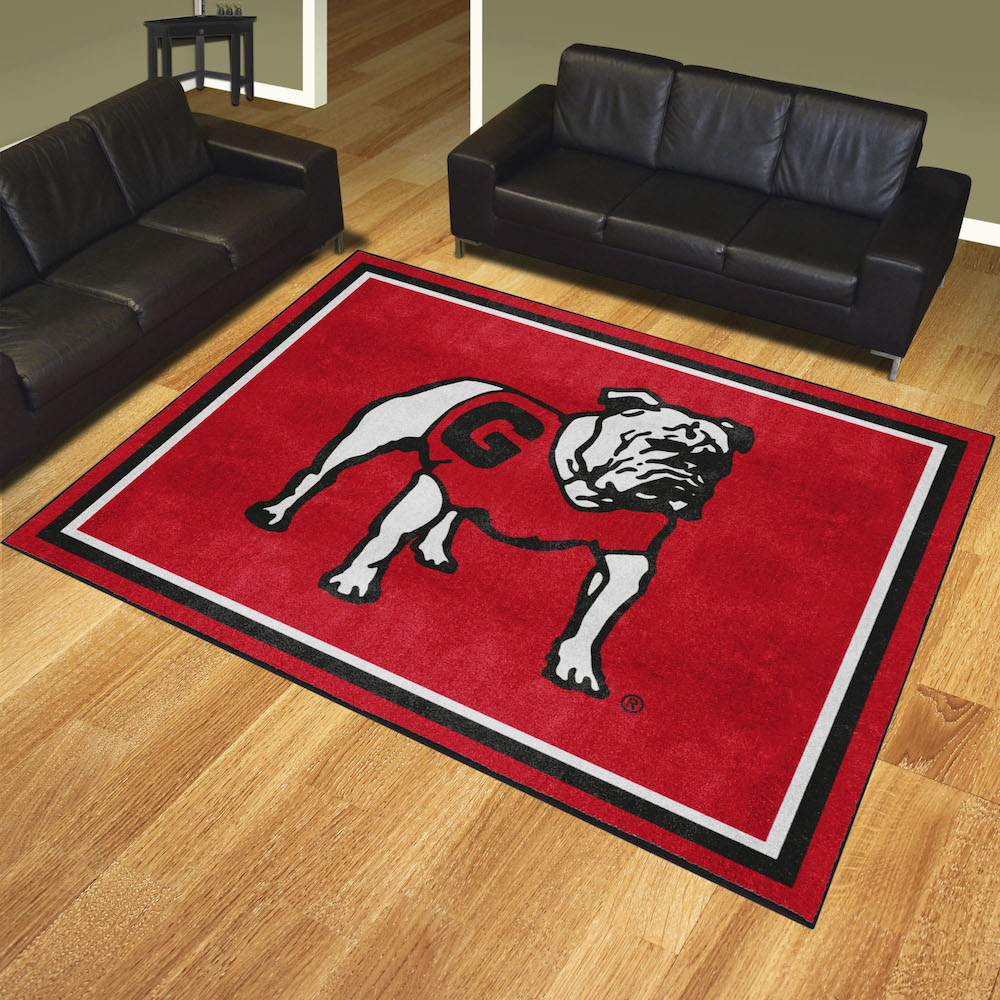 Georgia Bulldogs 8x10 Area Rug - Alt Logo