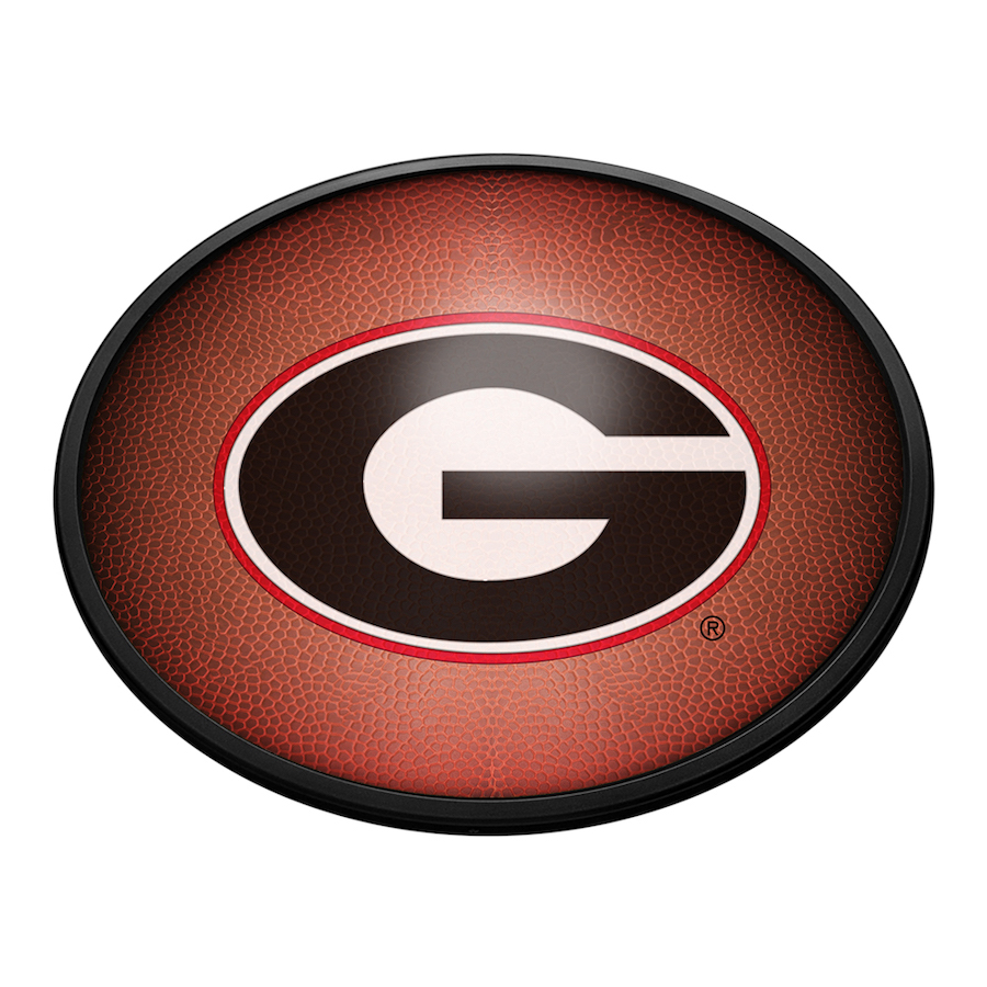 Georgia Bulldogs PIGSKIN Slimline LED Wall Sign ~ OVAL